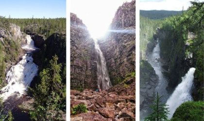 Sveriges högsta vattenfall – De 5 största & häftigaste!