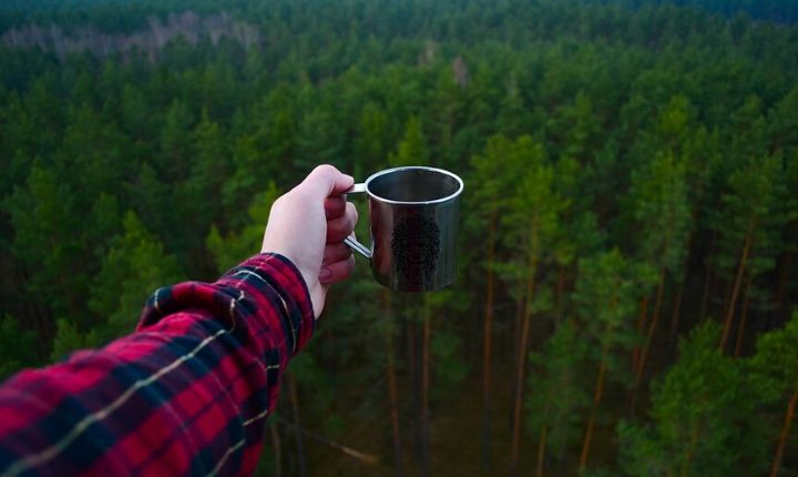 fjällvandring kaffe