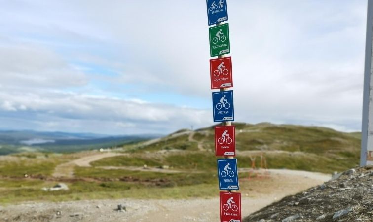 mtb i Tänndalen fjällcykling