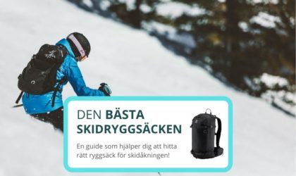 Bästa skidryggsäcken – 3 bra ryggsäckar för skidåkning