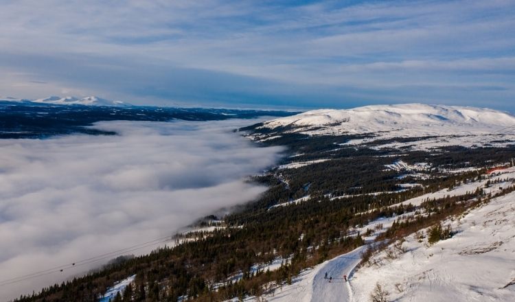 kan man åka skidor mellan duved och åre