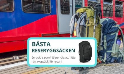 Bästa reseryggsäcken 2024 – 4 bra ryggsäckar för resan