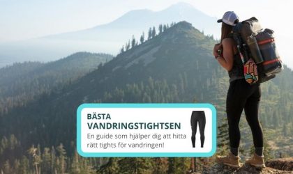 Bästa vandringstightsen 2023 – 4 bra friluftstights för dam