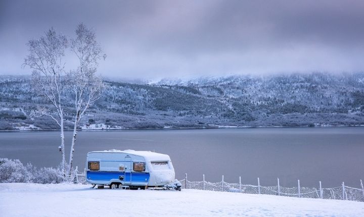 skidorter med camping