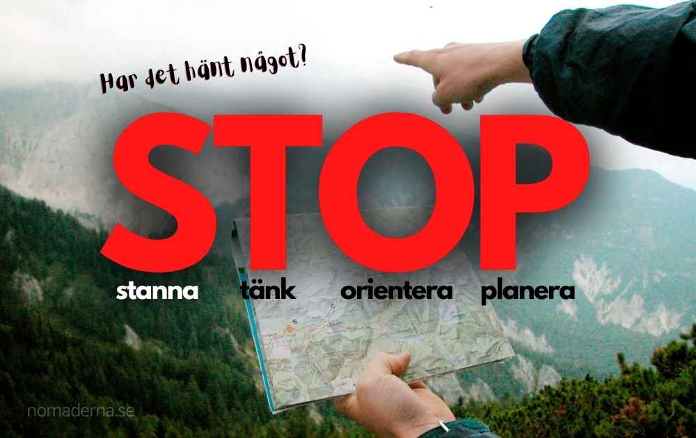 stop-regeln vid olycka på fjället