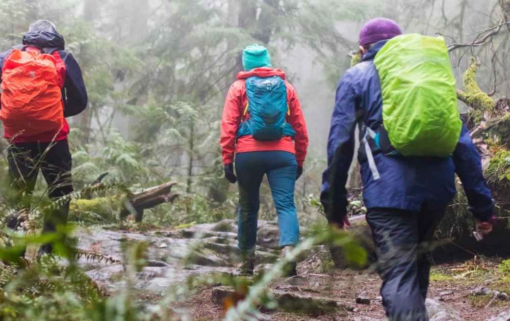 undvik att vandra i dåligt vd dåligt väder